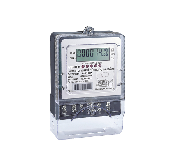 Two Phase Three Wire Electronic Active Energy Meter